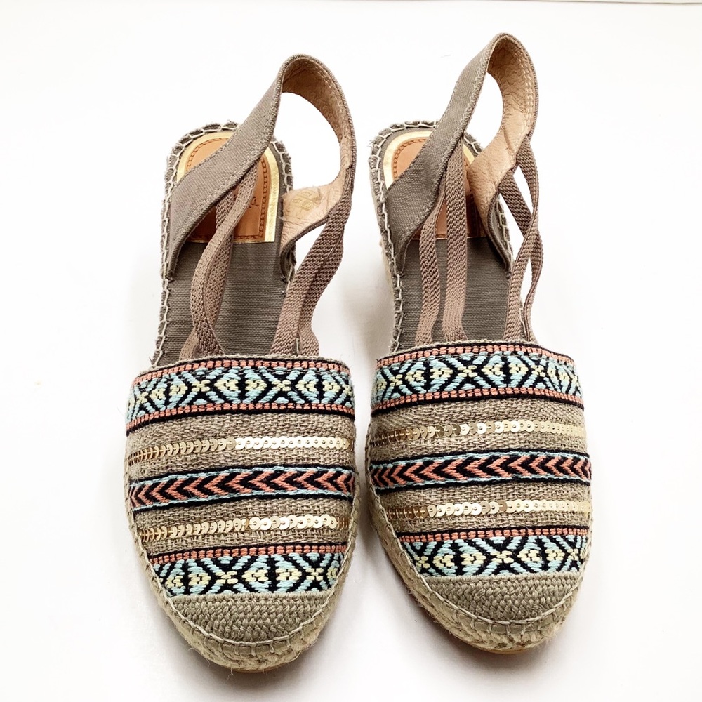 {Vidorreta}Patterned Sequin Espadrilles - image 1